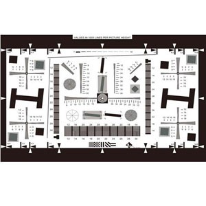 增強(qiáng)型ISO12233標(biāo)準(zhǔn)分辨率測試卡（0.5倍、1倍、2倍、4倍、8倍）4000線