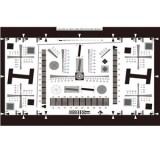 增強型ISO12233標準分辨率測試卡（0.5倍、1倍、2倍、4倍、8倍）4000線